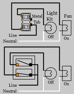 Ceiling Fan Duplex Switch Wiring Diagram