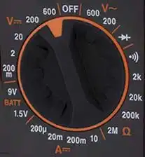 Klein Multimeter Selector