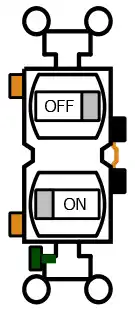 Single Pole Duplex Switch